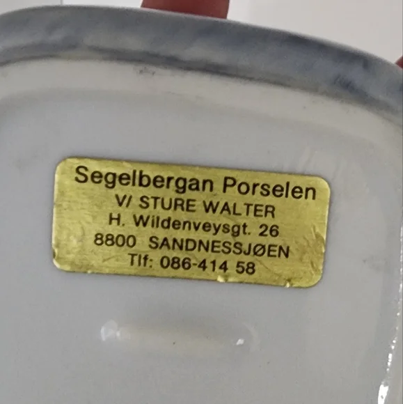 Hand Painted Tea Bag Plate Set - Picture 2 of 6